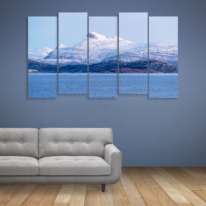 Multiple Frames Beautiful Mountains Wall Painting for Living Room