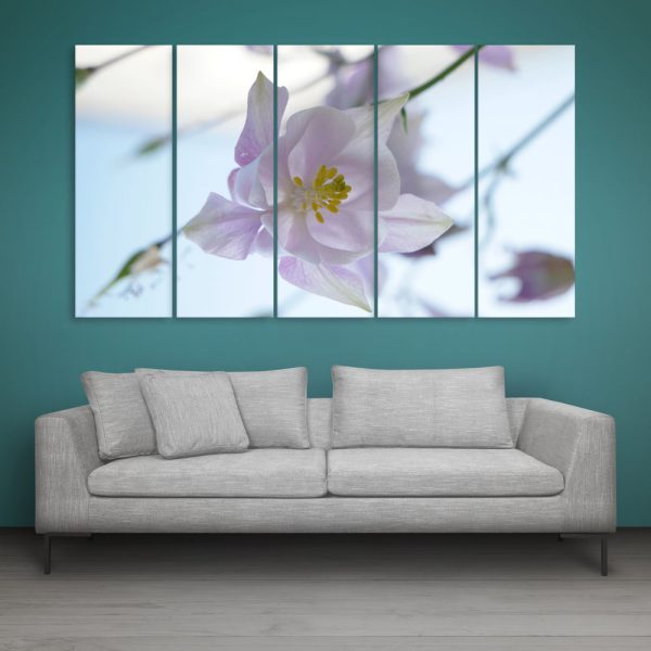Multiple Frames Beautiful Flower Wall Painting for Living Room