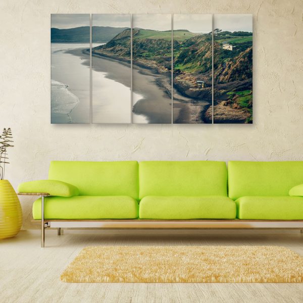 Multiple Frames Beautiful Island Wall Painting for Living Room
