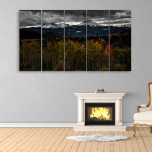 Multiple Frames Beautiful Nature Mountain Wall Painting for Living Room