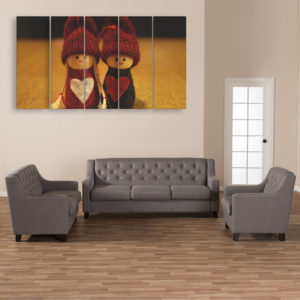 Multiple Frames Beautiful Toys Wall Painting for Living Room
